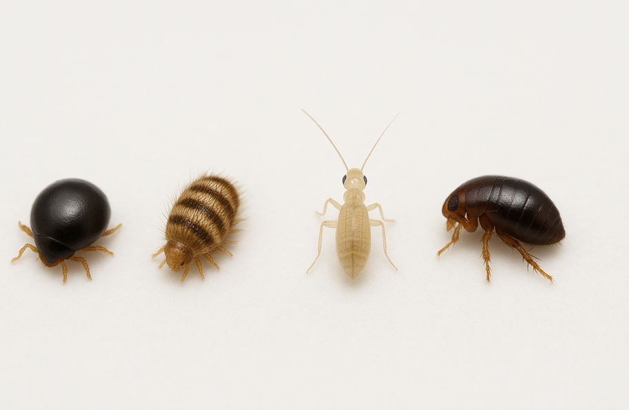 見える ダニ 黒い 小さい 丸い虫の発生源と駆除方法まとめ | 虫退治、はじめました。