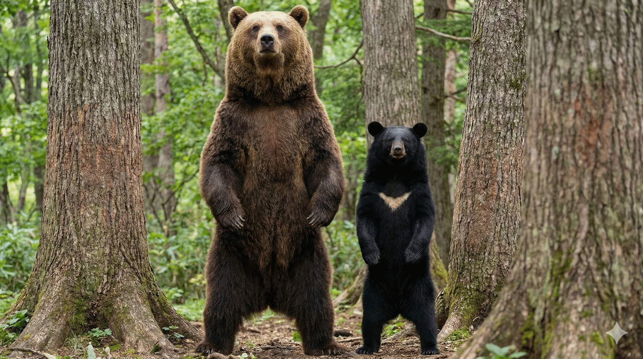 ヒグマとツキノワグマはどっちが強い？戦闘力と生態の違いとは | 虫退治、はじめました。